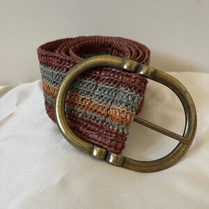 Sezane Fétiche Belt Terre Multi Rayé // Size 80